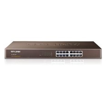 Switch 16 portas 10 - 100 - 1000 rack 19 polegadas tp - link