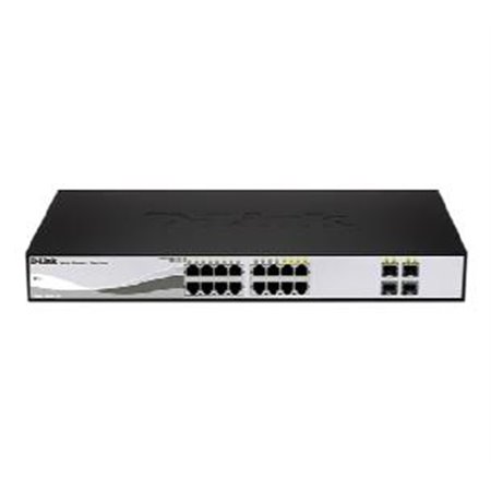 Switch d - link dgs - 1210 - 16 16pts. 10 - 100 - 1000 +4pts. sfp camada 2 inteligente iii