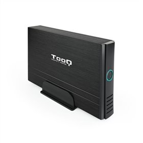 Caixa externa tooq tqe - 3520b para hdd 3,5 polegadas sata usb 2.0 preto