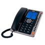 Telefone fixo spc office pro black mute - tecla r - 7 memórias diretas