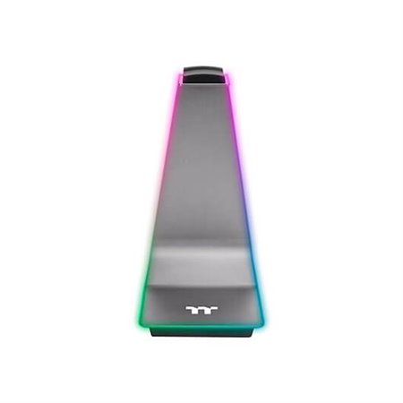 Suporte para fone de ouvido Thermaltake argent hs1 rgb - base antiderrapante - 26,4 cm de altura - alumínio