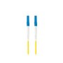 Fibra óptica patch cord lc-upc lanberg 1m mono simplex g657a1 lszh amarelo