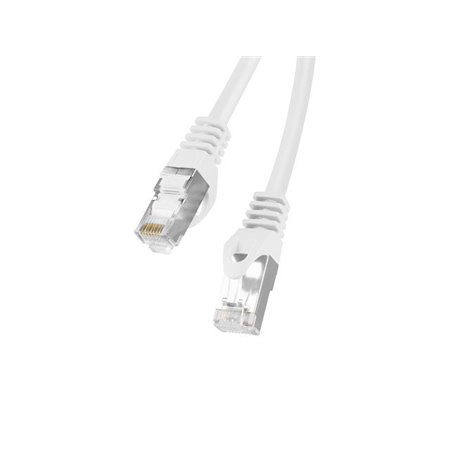 Patch cord rj45 lanberg cat.6 ftp 0,5m fluke passado branco