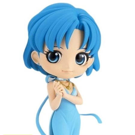 Figura banpresto q posket bonito guardião Sailor Moon Sailor Eterno Mercury Ver. b