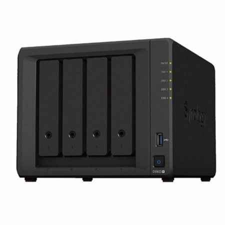 Servidor NAS synology disk station ds923+ 4gb 4 baias raid gigabit ethernet