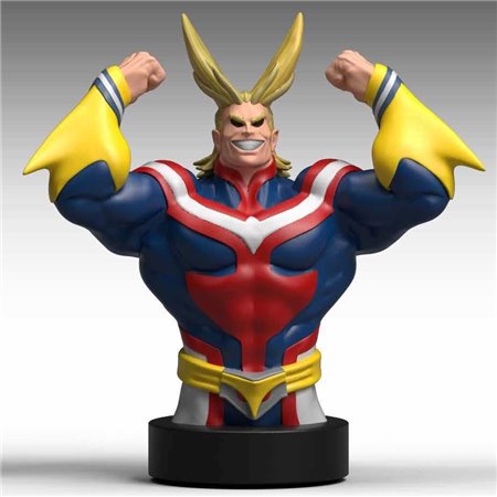 Mealheiro busto semi pvc 25 cm my hero academia all may