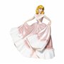 Figura enesco disney cinderela cinderela com vestido rosa