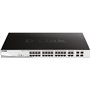 Switch d - link 28 portas gerenciáveis 24 10 - 100 - 1000 poe layer2 smartiii