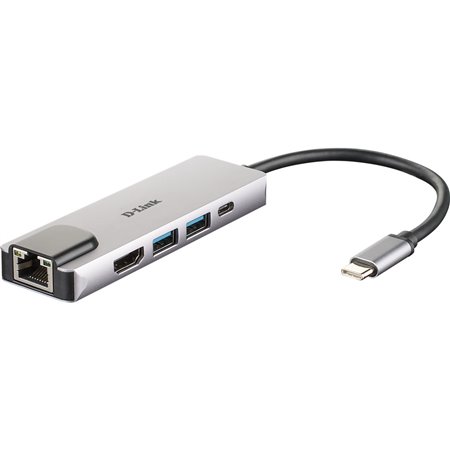 Hub d - link dub - m520 2 usb 3.1 hdmi rj45 usb tipo c