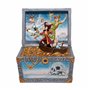 Figura enesco disney peter pan baú do tesouro peter pan hook & company