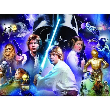 Prime 3d quebra-cabeça lenticular 500 peças personagens de Star Wars
