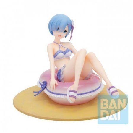 Figure bandai ichibansho re:zero começando a vida em outro mundo rem