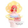 Figura banpresto q posket disney a pequena sereia ariel vestido rosa ver. b