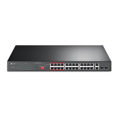 Switch 26 portas tp - link tl - sl1226p 24 portas 10 - 100 2 portas poe+