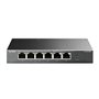 Switch 6 portas tp - link tl - sf1006p 10 - 100 4 portas poe+