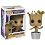 Funko Pop Bobble Marvel Guardiões Da Galáxia Groot Dançando