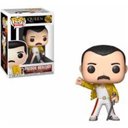 Personagem Funko Pop Rainha do Rock Freddy Mercury Wembley 1986