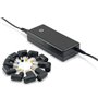 Carregador de laptop universal Conceptronic 65w automático 18v a 20v 10 conectores