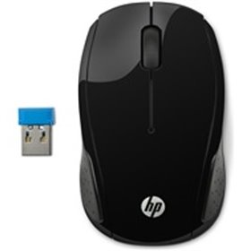 Mouse hp óptico 200 sem fio 1000dpi preto