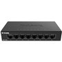 Switch d - link 8 portas gigabyte plug & play metal