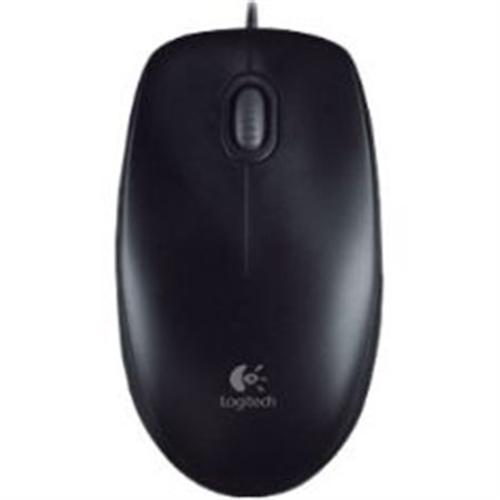 Mouse logitech b100 mouse óptico usb 2.0 preto