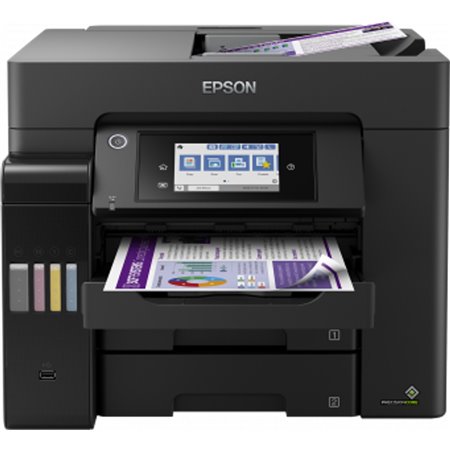 Epson ecotank et multifuncional com injeção de cores - 5850 fax - a4 - 25ppm - usb - rede - wi-fi - wi-fi direto - duplex todas 