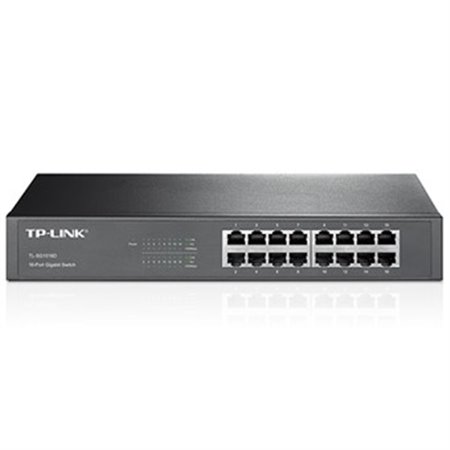 Switch 16 portas 10 - 100 - 1000 tp - link tl - sg1016d