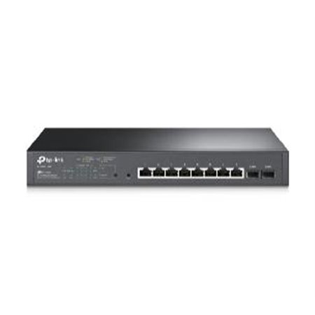 Switch 8 portas 10 - 100 - 1000 poe 150w +2 sfp management l2+ tp - link