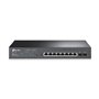 Switch 8 portas 10 - 100 - 1000 poe 150w +2 sfp management l2+ tp - link