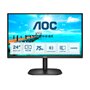 monitor led de 23,8 polegadas aoc 24b2xhm2 - vga - hdmi - 1920x1080 - 75hz - 4ms - vesa 100x100