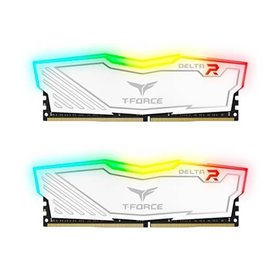 Memória RAM ddr4 16gb 2x8gb 3200mhz teamgroup delta branco - t - force rgb - cl 16 - 1.35v tf4d416g3200hc16fdc01 Memória RAM ddr4 16gb 2x8gb 3200mhz teamgroup delta branco - t - force rgb - cl 16 - 1.35v tf4d416g3200hc16fdc01