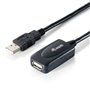 equipar cabo de extensão usb - 2.0 - ativo - 5m