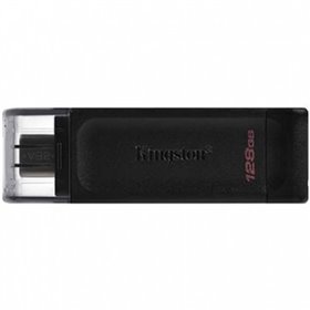Memória usb tipo c kingston 128 gb datatraveler 70