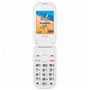 Telemóvel spc harmonia tipo capa branca - dual sim - 24 - microsd - rádio fm - bluetooth