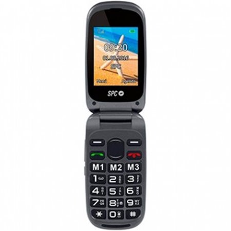 Telemóvel spc harmonia tipo capa preta - dual sim - 2,4 polegadas - microsd - rádio fm - bluetooth