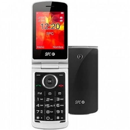 Telemóvel spc tipo capa preta opala - dual sim - 2,8 polegadas - micro sd - rádio - bluetooth