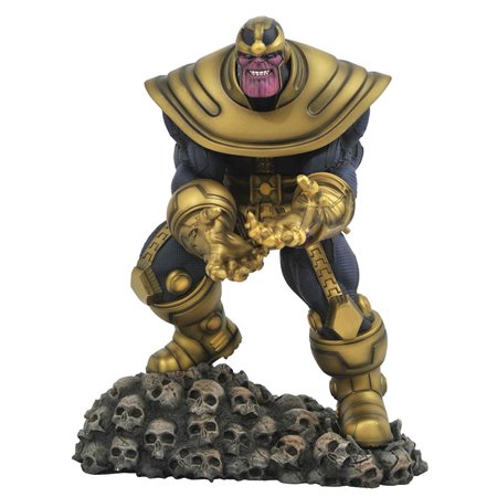 Figura diamante selecione brinquedos maravilha galeria thanos comic