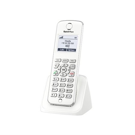 Telefone sem fio dect digital fritz! m2 branco