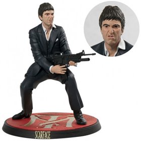 Figura sd brinquedos cinema scarface tony montana shooting