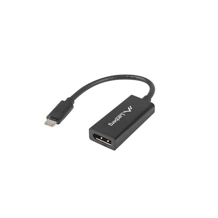 Lanberg adaptador usb tipo usb cm 3.1 para displayport h 15cm preto