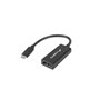 Lanberg adaptador usb tipo usb cm 3.1 para displayport h 15cm preto