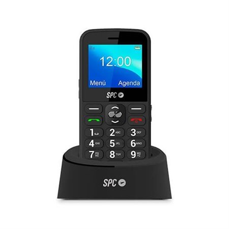 Telemóvel spc fortune 2 ds preto 2,2 polegadas - rádio - bt - 0,08mp - usb tipo c