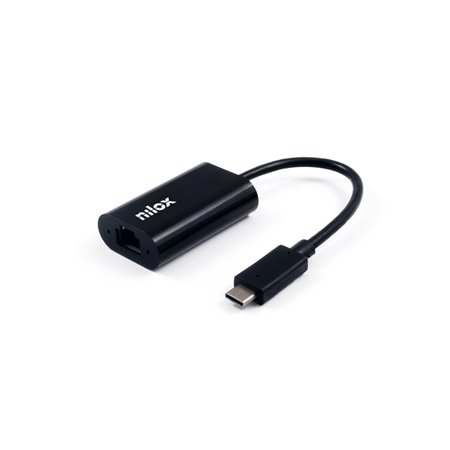 Adaptador de cabo nilox usb tipo ac ethernet macho - fêmea