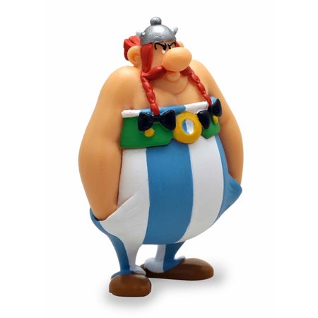 Figura plastoy asterix & obelix obelix mãos nos bolsos pvc 6 cm