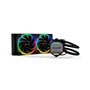 Kit de refrigeração líquida cpu fique quieto! loop puro 2 fx240 bw013 2 x 120mm argb