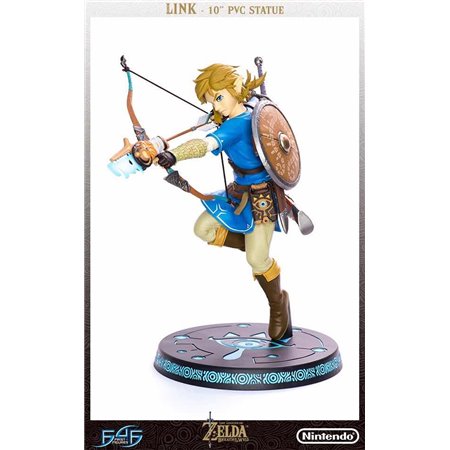 Primeiras 4 figuras vinculam estátua padrão ed 25 cm a lenda de zelda: respiração da selva