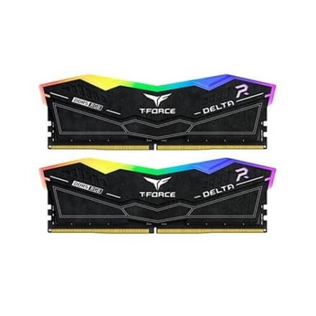 Memória ram ddr5 32gb 2 x 16gb teamgroup delta - 6000mhz - pc5 48000 - preto rgb - cl38 - 1.25v
