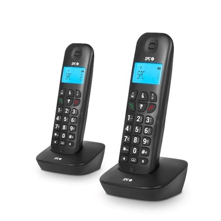 Telefone sem fio spc dect air pro duo preto