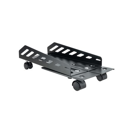 suporte de chão tooq com rodas para cpu umcs0024 - b metal carga máxima 25kg