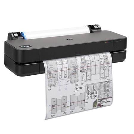 Plotter hp designjet t250 a1 24 polegadas - 2400dpi - usb - rede - wi-fi - cortador horizontal automático